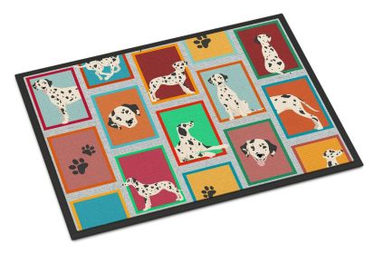 NEW Lots of Dalmatian Doormat Front Door Mat Indoor Outdoor Rugs for Entryway, Non Slip Washable Low Pile, 18H X 27W